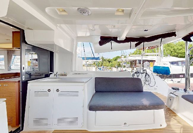 Barco em Saint Barthélemy - Catamaran Lagoon 46 Croisière avec Skipper SB Barco em Saint Barthélemy - Catamaran Lagoon 46 Croisière avec Skipper SB